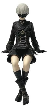 Doyomtoy 《Nier : Mechanical Age》Yulha 9S, Personnages de Jeux, décorations de Chambre, décorations de Bureau, décorations de Voiture, Cadeaux d'anniversaire pour Enfants, Cadeaux pour garçons,13CM