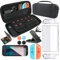 Kit di accessori per Nintendo Switch 2 (2025), kit di accessori con custodia per il trasporto e protezione dello schermo, custodia agganciabile, supporto per il supporto e molto altro ancora