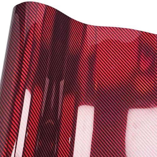 Carbon Fiber Vinyl Wrap - Flexible Vinyl Wrap Tape | Carbon Fiber Sticker Roll | Carbons Fibers Wrapd Suitable for Car Motorcycle Interior Exterior Decoration Protection