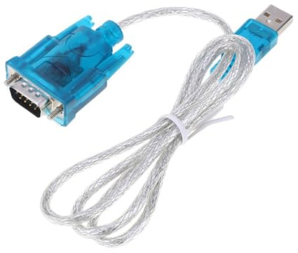 IOIUSKKU USB zu RS232 Seriell Port Kabeladapter ISDN Terminaladapter mit praktischer USB Stromversorgung (Keine zusätzliche Stromversorgung erforderlich) zu seriellem RS232 DB9