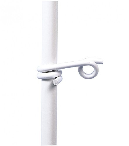 Kerbl 100 Stück Kunststoff-Ösen Weiss geeignet für Litze und Band bis 10 mm Weidezaun