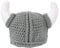 Ypser Cute Bull Horn Beanie Cap Handmade Knitted Viking Crochet Hats