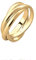 Elli Ring Damen Trio Wickel Basic in 925 Sterling Silber Vergoldet