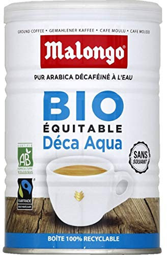 Malongo - Café Décaféiné Moulu Bio Sans Solvant - 250G - Lot De 3 - Prix Du Lot - Livraison Rapide En France Métropolitaine Sous 3 Jours Ouverts