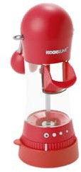 Cookline Spice Mill Pepper Mill Salt Mill with Adjustable Ceramic Grinder and Extra Addition (Red)