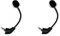 Alphatec 2 Pack Replacement HyperX Game Mic 3.5mm Microphone Boom for Kingston HyperX Cloud, Cloud X, Cloud 2 II, Cloud Core and Cloud Pro Silver Gaming Headsets