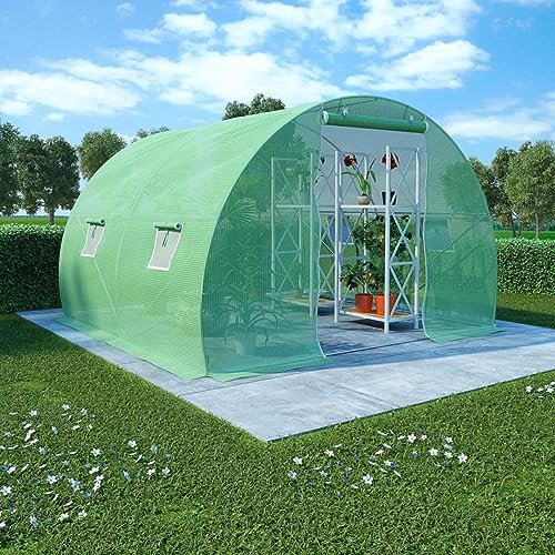 ZEYUAN Serre 6 m² 3x2x2 m Carport Abri Voiture,Serre Tunnel