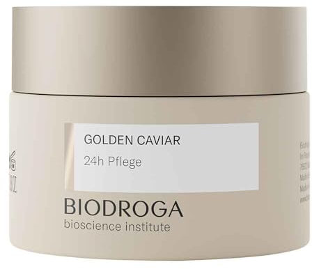 BIODROGA Bioscience Institute - GOLDEN CAVIAR – 24h Pflege 50ml - Anti-Aging Gesichtspflege - Hautpflege mit Caviarextrakt - reduziert Linien, verleiht Energie und stärkt die Widerstandskraft