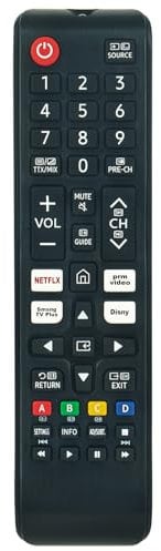 AULCMEET Telecomando di ricambio BN59-01315Q Fit for Samsung Q60C Q80C QLED, QN85C QN88C QN90C QN93C Neo QLED, S90C OLED 4K HDR, QN700C QN900C Neo QLED 8K HDR Smart TV