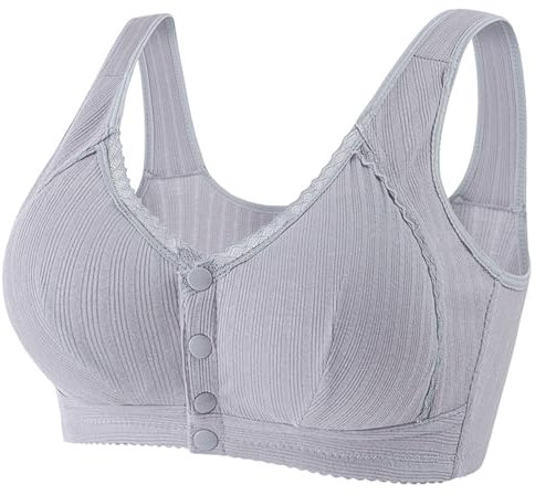 Sport Bh Set Seamless Super Push Up Bh Bh Cups Zum Einnähen Bh Damen Mit Bügel Comfy Bh Große Brüste Starker Halt Sport Bh Große Brüste Sport Bh Große Brüste Pole Dance Outfit Sport Bh（5-Gray，40）