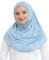 Prien Chic Hijab für Damen, Muslim Kopftuch Untertuch Set, Lange Kopftücher Kleid Frauen, Schal Für Gebetskleidung Abaya, Muslimische Kleider Für Ramadan Hajj (Blau)