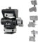 FOTGA Adaptateur de support de moniteur d'appareil photo avec griffe froide + vis anti-torsion 1/4-20 pour moniteur LED de 5 7 compatible avec Atomos Ninja Shinobi, panoramique à 360° / inclinaison