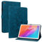 Rosbtib Custodia Cover per Huawei MediaPad T5 10.1 pollici 2018 Modello AGS2-W09/W19/L09, Slim Fit Folio Pieghevole Cover Protettiva con Slot per schede Chiusura Magnetica, Gigli azzurri