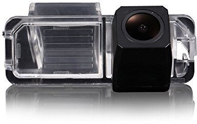 HD Weitwinkel Einparkkamera Wasserdicht Nachtsicht Rückfahrkamera für VW Golf5/V/Golf7 MK7/VII/Passat CC/Skoda Scirocco/Seat Leon/Seat Leon 5F 4 Exeo ST Toledo 5P NH MK3 MK4/Lamando/Golf GTI 2008