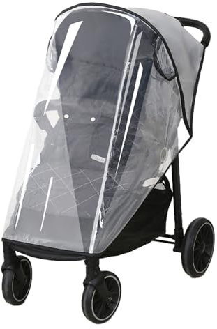 Funda de lluvia universal para cochecito,transpirable cubierta de ventilación para cochecito de bebé,cubierta de lluvia para cochecito,resistente al viento,impermeable,polvo y nieve