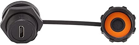 Vattentät USB- IP67-klassad mikro-USB invändig gänga Gänga Låsdesign för utomhusutrustning IoT-enheter Mekanisk utrustning Termoplast PA66-material