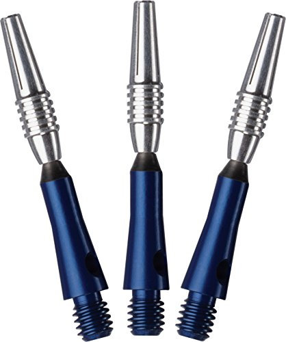 Viper Unisex – Erwachsene Aluminum Shaft Blue Spinster Aluminium-Dart-Schaft, kurz (SH), Blau, 3er-Pack, Short 1.5-Inch