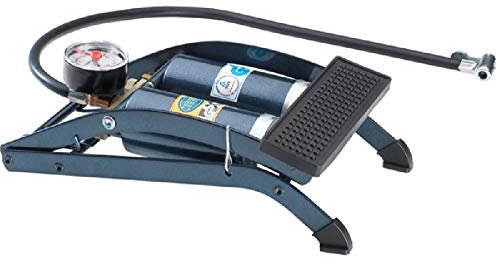 HELLA Luftpumpe mit analoger Anzeige - Fördermenge pro Hub: 420cm³ - manuell (Fußbetätigung) - 8TM 003 792-001