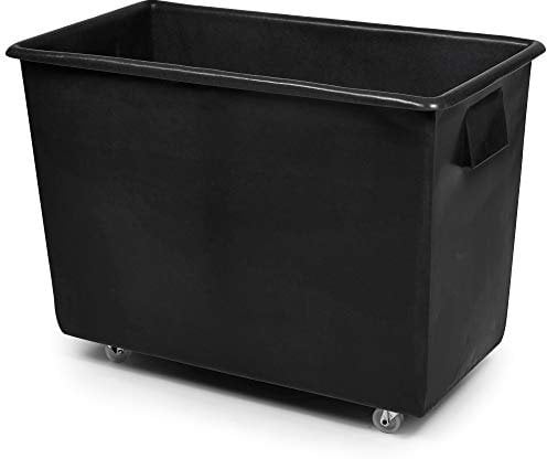Recycled Bottle Skip 165 Litre Black 820 x 455 x 620mm - Bar Truck for Glass Bottle Recycling