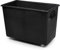 Recycled Bottle Skip 165 Litre Black 820 x 455 x 620mm - Bar Truck for Glass Bottle Recycling