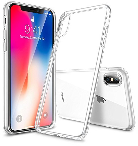 CoverKingz Handyhülle für iPhone XS/iPhone X - Silikonhülle Soft Case Bumper Durchsichtig - Handy Hülle Slim Cover Transparent