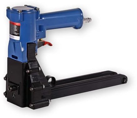 Pneumatisches Kartonverschlussgerät ADCSN | schneller und zuverlässiger Kartondeckelhefter | Kartonverschlusshefter für zahlreiche Anwendungen | ergonomische und einfache Bedienung
