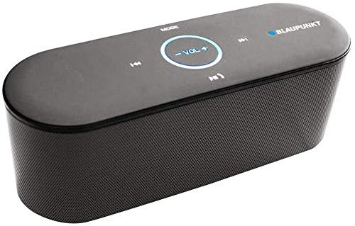 Blaupunkt - MP3700-133 Enceinte Métal LED - Compatible Bluetooth - 5W - Noir Gris