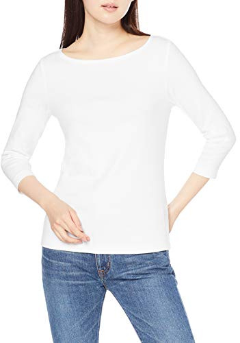 Amazon Essentials Women's Slim-Fit 3/4-Sleeve Boat-Neck T-Shirt