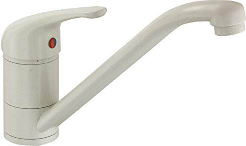 Mitigeur d'Evier NF Blanc Moucheté TILT by Eurosanit