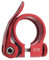 MagiDeal 30mm Fahrrad Sattelklemme mit Schnellspanner für 27, 25,4 mm Sattelstütze, Rot