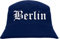 sostex Berlin Fischerhut - Dunkelblau - Altdeutsch - Bedruckt - Bucket Hat Anglerhut Hut L/XL Dunkelblau