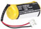 PLC Batterie kompatibel mit Mitsubishi FX2NC-32BL - Li-MnO2 450mAh - für F1, F2, FX, FX1, FX2, FX2C, FX2N, FX2NC Series Controllers