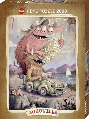 Heye Road Trippin´, Zozoville 2000 Teile Puzzles, Multicolor
