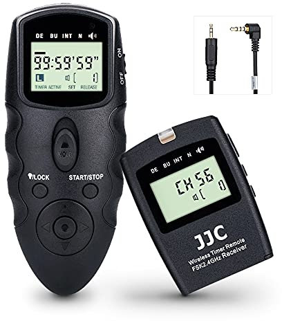 JJC - La télécommande à intervalle de Temps de déclenchement de l'obturateur Convient pour Fujifilm Fuji X-E4 X-T200 X-S10, Pentax K-70 KP Appareil Photo numérique sans Miroir remplacer Pentax CS-310
