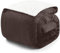 Blumtal Premium Sherpa Kuscheldecke flauschig - Wohndecke Kuscheldecke 150x200 cm - OEKO-TEX zertifizierte Fleecedecke 150x200 cm - Wohn- & Kuscheldecke - Wohndecke 150x200 - Plüschdecke - Dunkelbraun