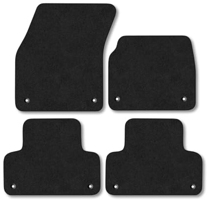 Land Rover Range Rover Evoque (2011-2013) Carpet Car Mats | Black Edge Trim Tailored Fit Floor Mats Full Coverage Protection Accessories Easy Clean Anti Slip Made in the UK