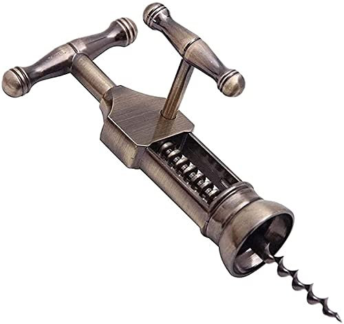 NCRD Abridor de Botellas de Vino de Metal Vintage,abrelatas de Botella Multifuncional de Bronce y abrelatas de la Botella de Cerveza,sacacorchos de Vino for Todo tapón tapado y Botellas de Cerveza