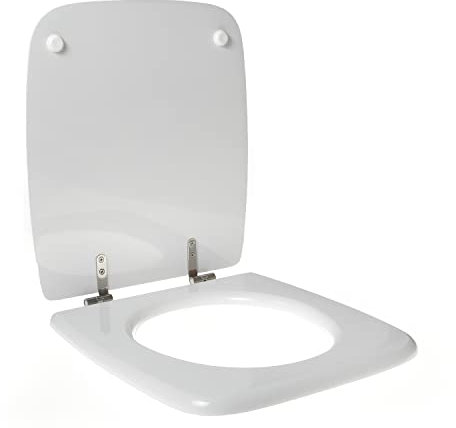 Copriwater dedicato per GLOBO STONE 45 legno POLIESTERE pregiato cerniera inox