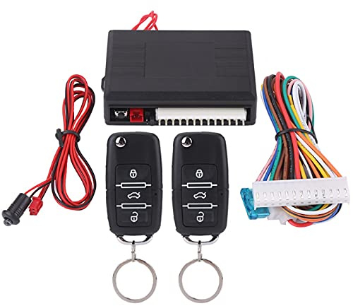 EBTOOLS Sistema de entrada sin llave, cerradura de puerta de coche, universal, incluye control remoto, 1 unidad