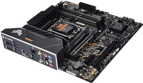ASUS TUF Gaming B660M-PLUS WiFi Mainboard Sockel Intel LGA 1700 (Intel B660, mATX, DDR5 Speicher, Dual PCIe 4.0 M.2 Slots, Intel WiFi 6, Aura Sync), 189897