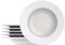 Tramontina - TRAMONTINA- Ensemble 6pcs Assiettes creuses Rondes Porcelaine blanche Augusta 23cm - Élégance intemporelle, design classique. Parfaites pour toutes les occasions.