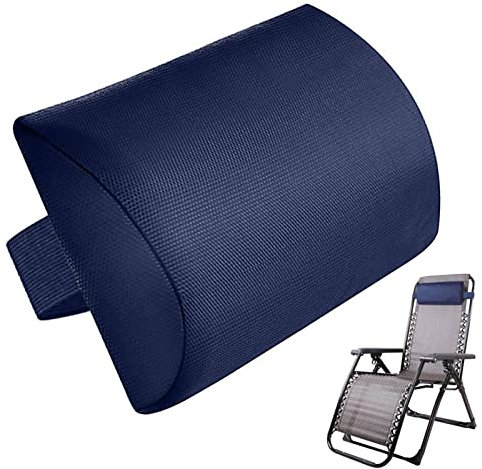 Almohada reclinable, Almohada para Tumbona Almohada reclinable ergonómica Ajustable para la Cabeza Cojín reposacabezas, para tumbonas, tumbonas de Playa y Piscina, 37×17cm