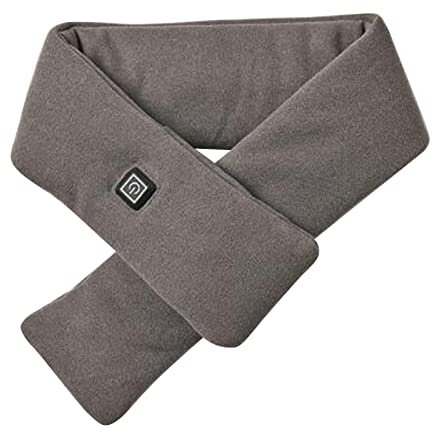 YJZQ Heizschal USB Damen Beheizter Schal Wiederaufladbar Scarf mit 3 Stufen Einstellbarer Temperatur Winter Loop Schal für Jagd Angeln Camping Wandern