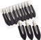 20 Stück Makeup-Haarclips keine Falten Haarklemmen Damen keine Biegung Haar Lockenstifte (Schwarz)