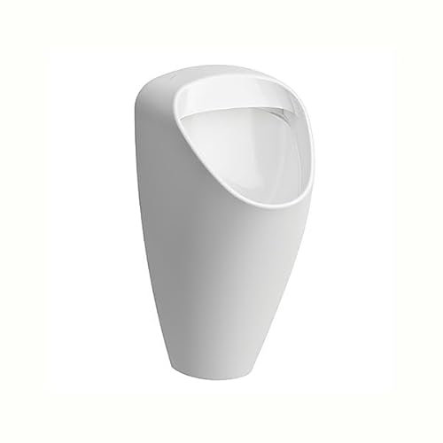 LAUFEN Caprino Plus Absauge-Urinal, L/B/H: 320/350/645 mm, mit elektrischer Steuerung, Batterie, H8410660004011, Farbe: Weiß