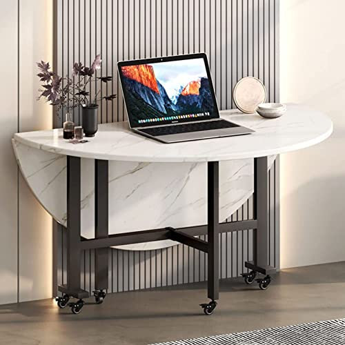 LUCEAE Mobiler Klapptisch, Drop Leaf Tisch für kleine Räume Multifunktioneller platzsparender Tisch Erweiterung Esstisch für Küche Schlafzimmer (Color : A, Size : 160cm)