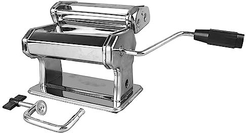 Tyenaza Nudelmaschine, Handkurbel-Nudelmaschine, Edelstahl-Teigwalze, Nudelmaschine, 7 Stärkeeinstellungen 0,5–2,5 Mm Für Spaghetti, Fettuccini, Lasagne