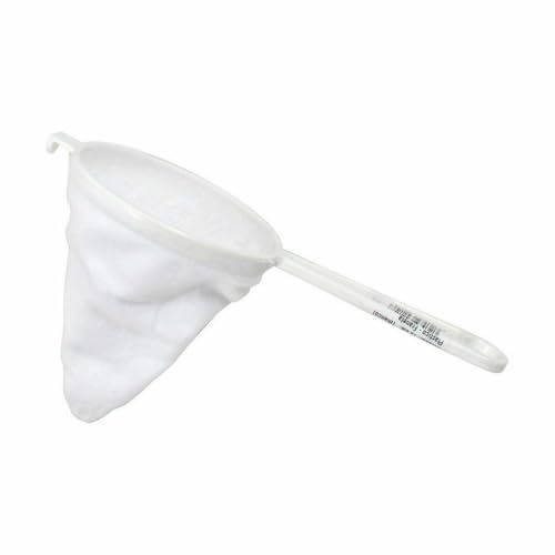 BigBuy Cooking Passoire en flanelle blanche 22 x 10 x 12 cm (24 unités)