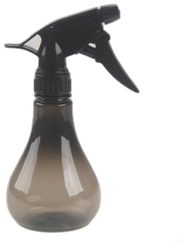 FACAIIO Botellas pulverizadoras de 250 ml de capacidad para riego de jardín, portátiles y duraderas (negro)