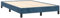 vidaXL Cadre de lit sans Matelas Bleu foncé 120x190 cm Velours